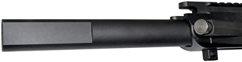 Action Rod with One-Piece Aluminum Construction and Steel Contact Design and Locking Mechanism for Standard Smithing and Assembly (Black)