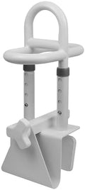 Triple Grip Bathtub Safety Rail, 16.5-19.7 Inch Height Adjustable Bathtub Handrail, Shower Support Handle for Side of Tub, Handicap Shower Safety Grab Bar for Seniors Elderly