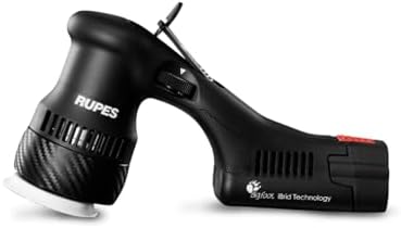 RUPES Bigfoot iBrid Random Orbital Polisher & Bigfoot Mini iBrid Polisher Combo - Advanced 18V Battery System, Optimizes Workflow and Boosts Productivity, Revolutionary Design