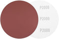 HARFINGTON 5 Pcs 6 Inch Sanding Discs 2000 Grit Red Aluminum Oxide