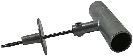 Die-Cast T-Handle Tire Plug Repair Set - Steel Replaceable Split Eye Needle & Probe