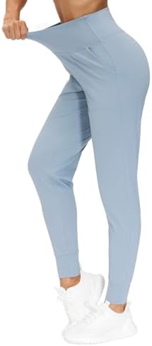 THE GYM PEOPLE Women's Workout Joggers Pants Lightweight Lounge Leggings