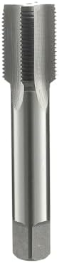 7/8-14 Left Hand Straight Flute Thread Tap Machine Tap HSS (High Speed Steel) Threading Tapping Repair Tools DRINYOUNG (7/8-14 Left)