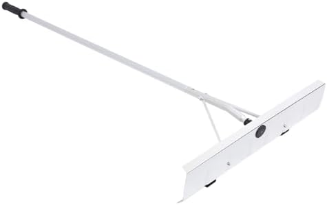 Snow Roof Rake Extending Handle Wheels Cold Aluminium Snow Removal Tool for House Car Courtyard