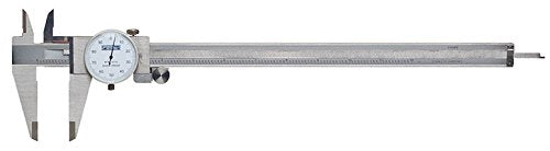 Fowler Dial Caliper with 0-12" Range, Silver (520080121)