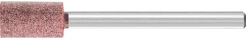 PFERD 36101 Poliflex Rubber Bond Fine Grinding Point, Aluminum Oxide, Cylindrical Shape W162, 1/4" Diameter x 3/8" Length, 1/8" Shank, 67210 RPM, 120 Grit (Pack of 10)
