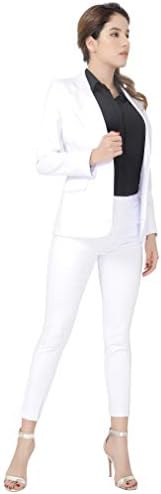 Marycrafts Women’s Two Piece Suits – Business Blazer Pant Suit Set, Professional Work Outfit for Office
