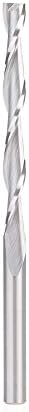 Amana Tool 48444 CNC Solid Carbide Foam Cutting Up-Cut Spiral 6mm D x 57mm CH x 6mm SHK x 100mm Long Flat Bottom Router Bit