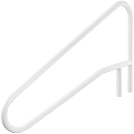 VEVOR Pool Rail, 54 x 32 inch Pool Handrail, 220 lbs Load Capacity Heavy Duty Stainless Steel Swimming Handrail, Seamless Welding, Recessed or Base Mount, for Poolside, Water Parks, Spa Centers