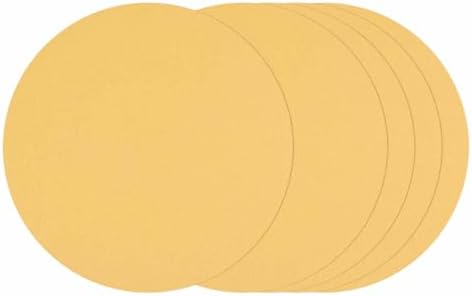 10Pcs Sanding Discs 8-7/8In 60Grit Hook and Loop Sandpapers Yellow