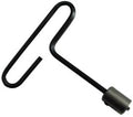 Stemco Kaiser Short T Handle Wrench, Alloy Steel, 1-Inch