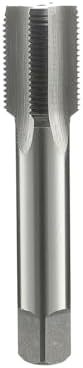 7/8-12 Left Hand Straight Flute Thread Tap Machine Tap HSS (High Speed Steel) Threading Tapping Repair Tools DRINYOUNG (7/8-12 Left)