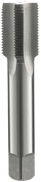 11/16-18 Left Hand Straight Flute Thread Tap Machine Tap HSS (High Speed Steel) Threading Tapping Repair Tools DRINYOUNG (11/16-18 Left)