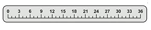 SeaDek Foam Fishing Ruler | Fish Ruler Perfect Boats, Coolers & Kayaks | 36" Fishing Measurement Tool | Fishing Accessories | 3M Adhesive Backing | Cool/Black