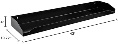 Buyers Products 1702960TRAY Black Steel Topsider Shelf Custom-Fit for Steel Topsider Truck Tool Box Snap-In Shelf System
