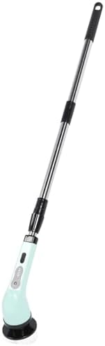 Electric Spin Scrubber, 9 Brush Heads Adjustable Handle