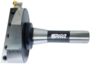 Fly Cutter 100mm with R8 Arbor – Complete Fly Cutter Set with 1/2" x 1/2" x 4" Carbide-Tipped Lathe Tool | Precision Facing Tool for Milling Machines, Alloy Heads & Metalworking