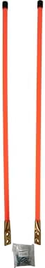 Buyers Products 1308110 Fluorescent Orange Bumper Guide Kit, 36 Inch Pair