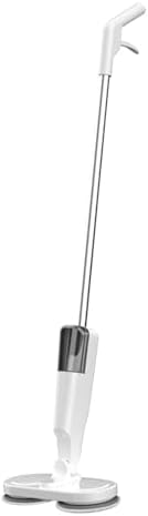 Electric Mop Lightweight Cordless Electric Mop with Water Sprayer, Rechargeable for Hardwood Tile Marble Floors (White)