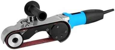 Belt Sander, Handheld Electric Hand Held Tube Metal Sand Belt Grinding Polisher(110)