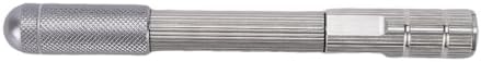 Fabater Pin Vise, Stainless Steel Ergonomic Non Slip Handle Compact 11cm Manual Hand Drill for Enhanced Accuracy, Mini Pin Vise with Interchangeable Heads for Jewelry Making, Watch