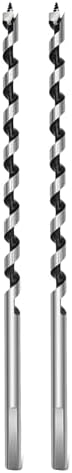 2 Pack 5/16" x 9" Auger Drill Bit for Wood,8x230mm Hex Shank Auger Bit