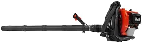 65CC Gas Backpack Leaf Blower, 2-Cycle 424CFM Gas Powered Engine, Commercial-Grade Gas Blower with Air-Cooled Backpack Blower for Landscaping, Snow Removal