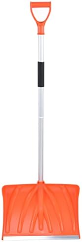 Snow Shovel for Car & Home – Large Capacity D-Handle Aluminum Shovel, Lightweight 1.1kg, Detachable for Trunk Storage, Pushes Snow, Ice, Sand & Mulch (53")