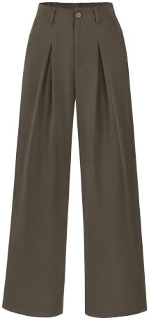 BTFBM Fall High Waisted Business Casual Palazzo Pants for Women Dressy 2026