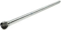 Benchmark Abrasives 6” Ball Shape Double Cut Tungsten Carbide Die Grinder Bits Metal Deburring Tool Rotary Burr, 1/4 Inch Shaft, Engraving Tool for Woodworking Shaping Carving (SD-5)