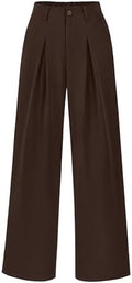 BTFBM Fall High Waisted Business Casual Palazzo Pants for Women Dressy 2026