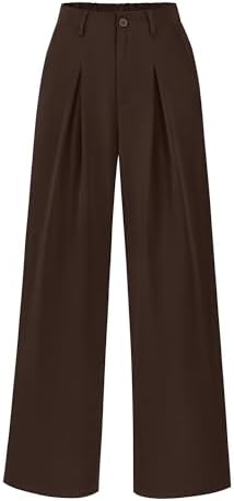 BTFBM Fall High Waisted Business Casual Palazzo Pants for Women Dressy 2026