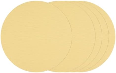 25Pcs Sanding Discs 8-7/8In 100Grit Hook and Loop Sandpapers Yellow