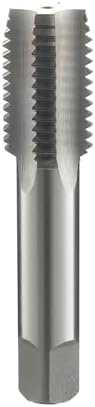 1 1/2-12 Left Hand Straight Flute Thread Tap Machine Tap HSS (High Speed Steel) Threading Tapping Repair Tools DRINYOUNG (1 1/2-12 Left)