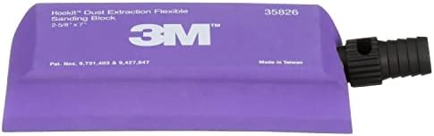 3M Hookit Dust Extraction Flexible Sanding Block 35826, 178 mm x 67 mm