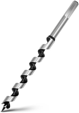 5/8 x 11.8 Auger Drill Bit for Wood,16x300mm Hex Shank Ship Auger Bit