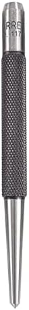 Starrett Steel Center Punch, 4" Length, 1/8" Dia