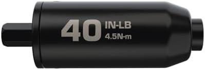 Fat Stix Individual Limiter 10-65 Inch-Pounds with Preset Torque, Accurately Tightens, Reversible, Compatible with Wheeler Fat Stix T-Handle Driver, for Gunsmithing, Reloading, and Torque Adjustment