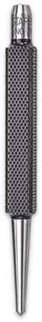 Starrett Steel Center Punch, 4" Length, 1/8" Dia