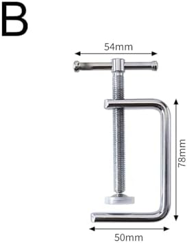 G-type Clamp Woodworking Fixture Firm Gripping C-Clip Board Clamping Device Rocker Carpentry Clamp Wooden Board Fixed Clip(B)