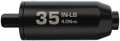 Fat Stix Individual Limiter 10-65 Inch-Pounds with Preset Torque, Accurately Tightens, Reversible, Compatible with Wheeler Fat Stix T-Handle Driver, for Gunsmithing, Reloading, and Torque Adjustment