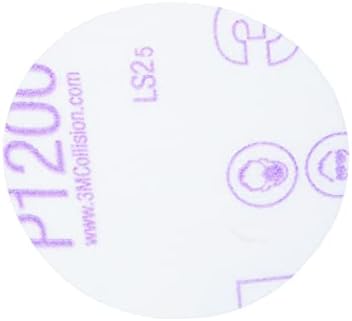 3M Hookit Finishing Film Abrasive Disc, 260L, 00908, 3 in, P1200