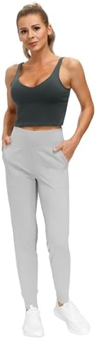 THE GYM PEOPLE Women's Workout Joggers Pants Lightweight Lounge Leggings