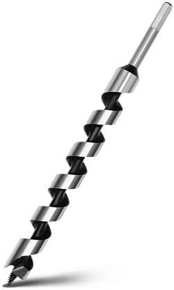 1-1/8 x 13.8 Auger Drill Bit for Wood,28x350mm Hex Shank Auger Bit