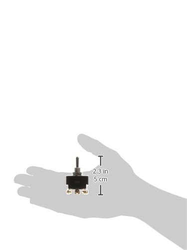 Gardner Bender GSW-16 Heavy-Duty Electrical Toggle Switch, DPDT, ON-(Off)-ON, 20 A/125V AC, Screw Terminal (Pack of 2)