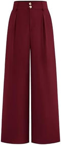 BTFBM Wide Leg Dress Pants Women Business Casual Outfits