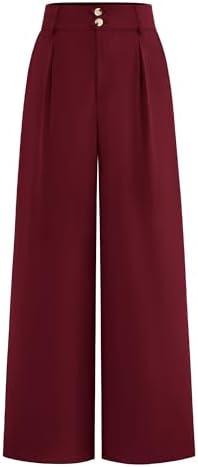 BTFBM Wide Leg Dress Pants Women Business Casual Outfits