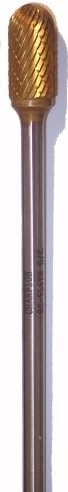 Champion Cutting Tool 6 Inch Long Cylinder Radius End Carbide Bur: SC5-L6
