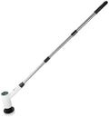 Electric Spin Scrubber: Crodless Power Spin Scrubber with Long Handle and Dual Speeds for Cleaning Bathroom Tub Tile Floor Include Cleaning Brush