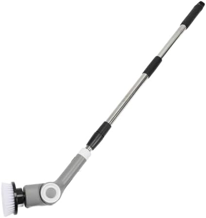 Zerodis Electric Spin Scrubber Cordless Power Scrubber Electric Brush 3 Speeds 400RPM IPX7 with 7 Brush Heads LED Display for Bathroom Kitchen Tile Car
